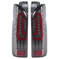 thumbnail image 1 of Tail Light Assembly Full Tail Lights Led Rear Reverse Light Led Parking Light Rear Turn Signal Lamp Pair LED Taillights Assembly Quadrate Tail Lamp Fit For Hiace 200  Van 2005-2017, 1 of 8