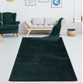 thumbnail image 1 of LaDole Rugs 3x10 ft Fluffy Shaggy Area Runner Rug | Machine Washable Long Carpet For Hallway, Kitchen, Entry Way, Indoor Floor Décor | Green, 1 of 1