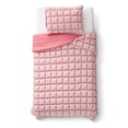 thumbnail image 4 of Mainstays Kids Microfiber Pink Solid Puffy Comforter Set, Twin, 2 Pieces, 4 of 7