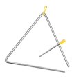 thumbnail image 4 of Musical Steel Triangle Percussion Instrument with Striker and Mallet Holder Gift for Kids to Learn and Enjoy Fun, 4 of 7