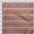 thumbnail image 3 of oneOone Cotton Poplin Fabric Floral Block Printed Craft Fabric BTY 42 Inch Wide, 3 of 4