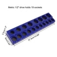 thumbnail image 1 of Magnetic Socket Organizers Socket Holder 1/2 Drive Holds Organizer Metric, 1 of 10