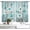 Teal Daisy, variant on Farmhouse Wooden Barn Door Kitchen Curtains Country Vintage Farm Wood Kitchen Window Curtains Rustic Western Small Short Cafe Tier Curtains Over Sink Drapes Treatment Fabric 2 Panels (26x36 Inch)