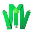 thumbnail image 2 of CHUANK Mens / Womens One Size Suspenders Adjustable  Neon Yellow, 2 of 2