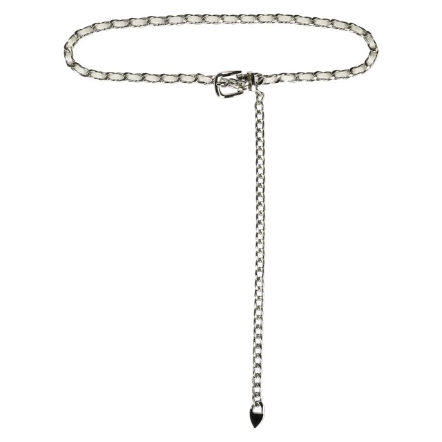 Unique Bargains Women's Rhinestone Sparkle Chain Plus Size Waist Belt