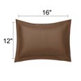 thumbnail image 2 of PiccoCasa Soft 1800 Microfiber Oxford Pillowcases 2Pcs, Non-Standard Coffee, 2 of 9