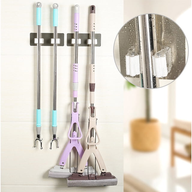 Support Mural pour Vadrouille, Porte-Brosse, Support de Rangement, Outil de Cuisine