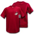 thumbnail image 2 of Rapid Dominance S26-MAR-CAR-03 Basic Military T-Shirt- Marines- Cardinal- Large, 2 of 2