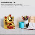 thumbnail image 3 of Lucky Fortune Cat, 5.5 Inches Lucky Cat Waving Arm, Battery Operated Fortune Cat Statue Decorations Symbol For Fortune Money And  Luck Fengshui Lucky Cat For Shops, Restaurants, 3 of 8