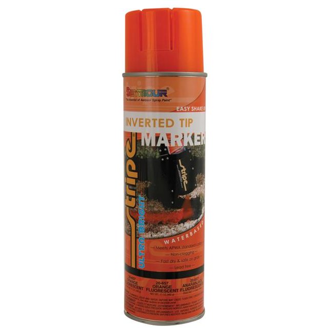 Seymour SM20-657 Peinture de Marquage à Pointe Inversée de 20 oz, Orange Fluorescent