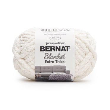 Bernat® Blanket Extra Thick™ #7 Jumbo Polyester Yarn, Vintage White 21.2oz/600g 72 Yards