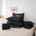 thumbnail image 4 of YST Psychedelic Celestial Comforter Set, 7-Piece, King Size, Astrology, Black White, 4 of 4