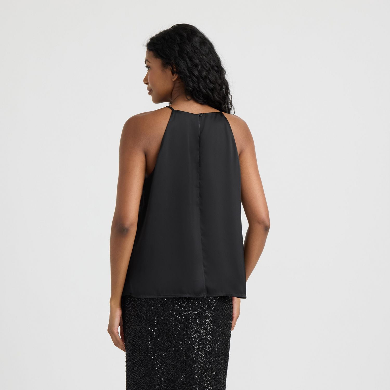 Mexx Women’s Matte Satin Halter Top