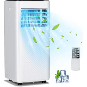 Giantex portatif Air Conditionneur, 8000 BTU Puissant AC Unité 3-in-1 Air Refroidissement & Déshumidificateur & Éventail avec serrure pour enfant