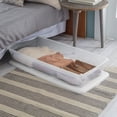 thumbnail image 4 of Sterilite 39 L Storage Box, Clear Plastic Storage Bin with Snap-on Lid, White, 4 of 6