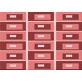 thumbnail image 1 of Ahgly Company Tapis Rectangulaire Rouge Lavable en Machine, 5 Pieds x 7 Pieds, 1 of 7