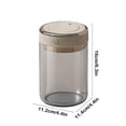 thumbnail image 3 of Birdeem Airtight Coffee Storage Container with One Way Valve, Glass Food Storage Canisters Set of 3, Kitchen Pantry Organization Jars for Coffee Beans Flour Rice Sugar, Wide Mouth Airtight Sealed Jar, 3 of 9