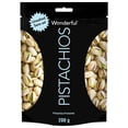 thumbnail image 1 of Wonderful Pistachios In-Shell Roasted No Salt, 200g Resealable Bag, 1 of 2