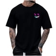 thumbnail image 1 of Birdeem Chemises pour Hommes Mode Été Décontracté T-Shirt Col Rond Imprimé, 1 of 1