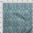 thumbnail image 2 of oneOone Cotton Cambric Turquoise Green Fabric Animal Skin Craft Projects Decor Fabric Printed By The Yard 56 Inch Wide-4HC, 2 of 4