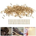 thumbnail image 4 of Hollow Rivet  Nail Buckle Hollow Grommet Rivet Buckles Copper  Eye 500 Pcs Pack 500Pcs Solid Rivets Brass Hollow Rivets Buckles, 4 of 8