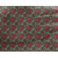 thumbnail image 5 of oneOone Georgette Viscose Dusty Teal Green Fabric Retro Map Craft Projects Decor Fabric Printed By The Yard 42 Inch Wide, 5 of 5