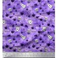 thumbnail image 1 of Soimoi Poly Georgette Fabric Hot Coffee Beverages Printed Fabric 1 Yard 52 Inch Wide, 1 of 3