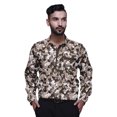 thumbnail image 1 of BESTMAN Chemise Habillée Décontractée pour Homme à Manches Longues, Coupe Ajustée, en Coton, à Boutons, 1 of 5