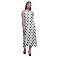 thumbnail image 1 of Bimba Robe de Plage Imprimée Géométrique Dos Nu pour Femmes Été Vacances-Moyenne, 1 of 6