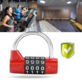 thumbnail image 4 of Combination Code Lock Security Password Lock for Luggage Cabinets 4 Dial Digit Code Lockers, 4 of 7