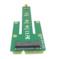 thumbnail image 2 of Opolski Mini mSATA PCI-E SATA 3.0 SSD to NGFF M.2 B + M Key Male Converter Adapter Card, 2 of 6