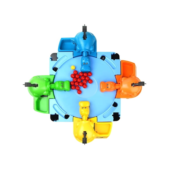 Pompotops Hippo Perles à Avaler Jouets Éducatifs pour Enfants Hippo Affamé Jeu Interactif Oeil-Main Rapide Liquidation