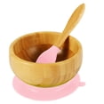thumbnail image 1 of MesaSe Baby Bowl and Spoon Set Natural Bamboo Toddle Tableware, 1 of 9