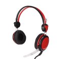 thumbnail image 4 of Casque de Jeu, Casque de Jeu Ergonomique Stéréo avec Microphone pour PC Rouge, 4 of 8
