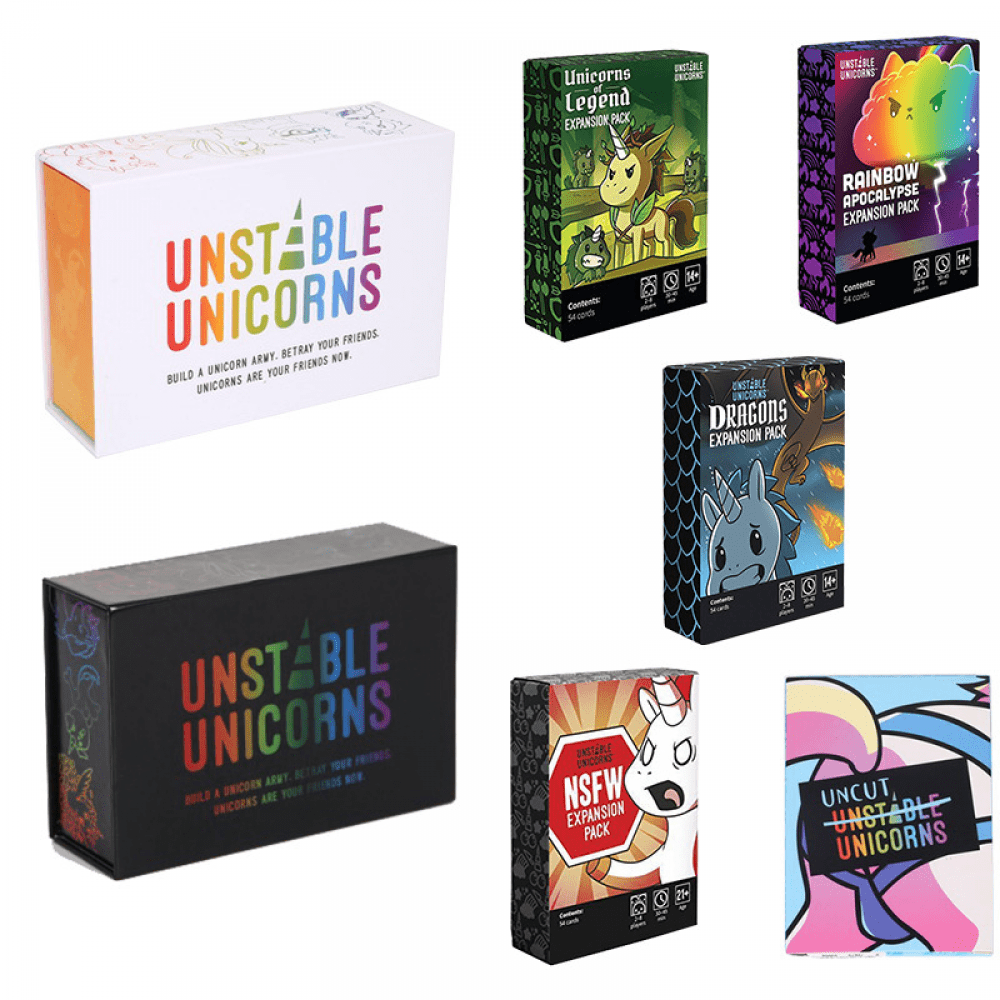 Unstable Unicorns Card Game - A strategic card game and party game for adults & teens