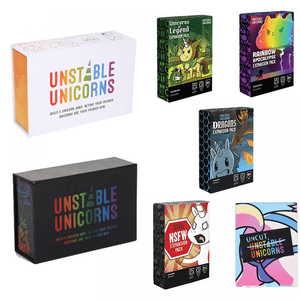 Unstable Unicorns Jeu de cartes - Un jeu de cartes stratégique et un jeu de fête pour adultes & adolescents