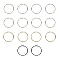 thumbnail image 1 of 14Pcs Loose Leaf Binder Rings Metal Binder Rings 30 mm Binder Rings Notebook Binder Accessories, 1 of 7