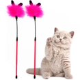 thumbnail image 2 of 2PCS Kitten Teaser Toys Interactive Cat Wand Toy Fake Feather Cat Toy Kitten Toy, 2 of 10