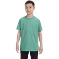 thumbnail image 2 of Hanes Authentic TAGLESS Kid`s Cotton T-Shirt, L, Clean Mint, 2 of 2