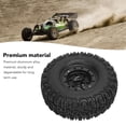 thumbnail image 3 of 4pcs RC Crawler Wheels Hub and Tires Set, Anti Scratch Plastic Aluminum Alloy Wheel Rim Kit for RC Car 120x46mm, 3 of 7