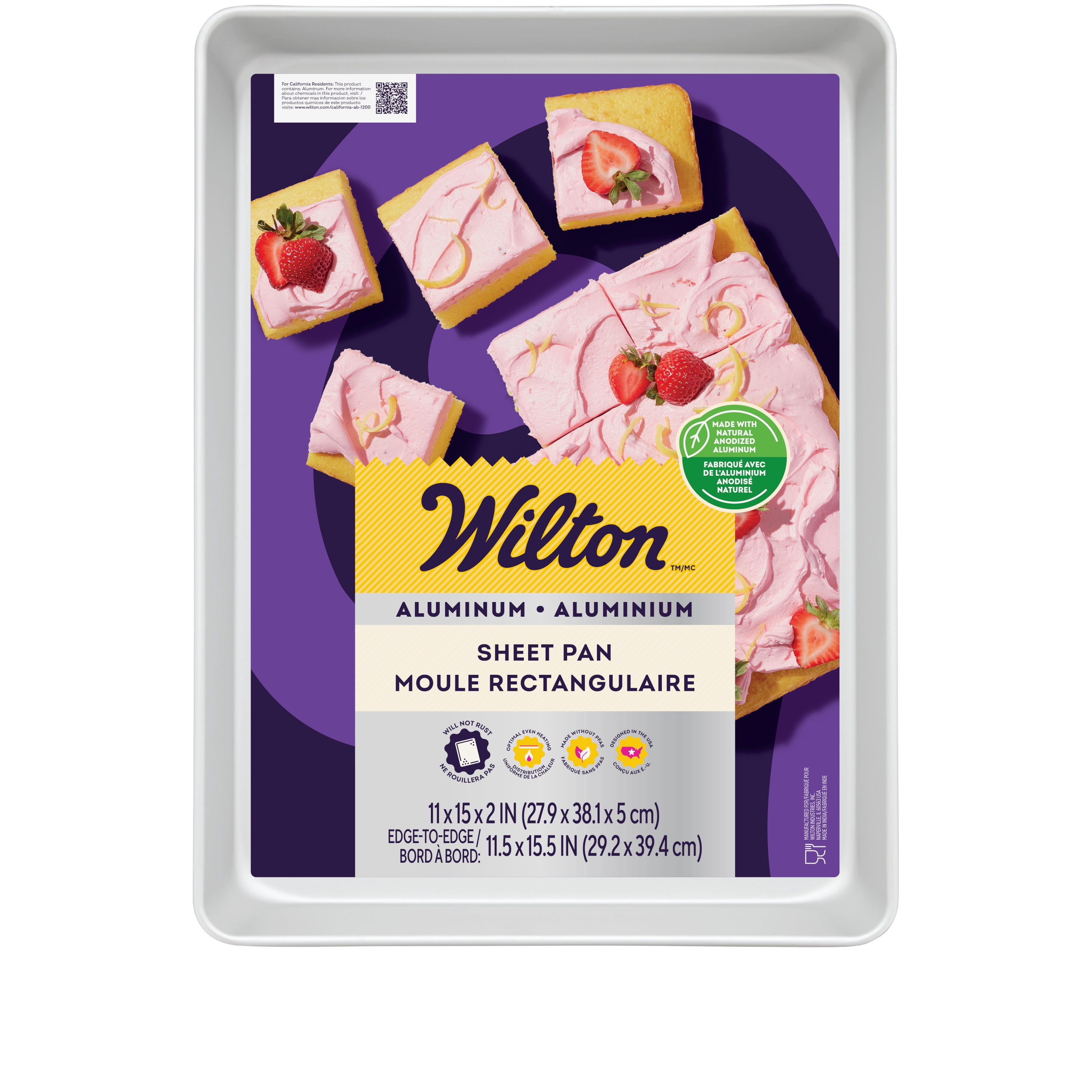 Aluminium Moule Rectangulaire Wilton 11 x 15 IN
