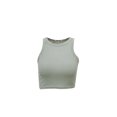 thumbnail image 4 of SAYOO Women Fashion Solid Color Tank Top Stylish Sleeveless Crop Top, 4 of 5