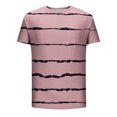 thumbnail image 5 of HKEJIAOI T-Shirt Rayé pour Hommes T-Shirt Marin Haut Gris à Rayures T-Shirt d'Été de Plage, 5 of 5