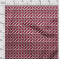 thumbnail image 2 of oneOone Cotton Silk Fabric Line|Diamond & Triangle Geometric Fabric Prints By Yard 42 Inches Wide, 2 of 4