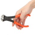 thumbnail image 3 of Vanadium Alloy Steel Wear Resistance End Cutter, PVC Plastic Handle End Cutter Plier, For Hard Wire Soft Wire, 3 of 8