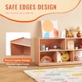 thumbnail image 4 of VEVOR Cubby Mobile Tray Storage Cabinet, 5-Compartment Cubby Storage Shelf, Cubby Storage Cabinet 2-shelf, Classroom Cubbies, 4 of 9