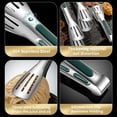 thumbnail image 3 of Pinces de Cuisine Pinces de Cuisine Acier Inoxydable Métal Longues Robustes et Ergonomiques Parfaites pour la Cuisine Pinces en Acier Inoxydable Gadgets de Cuisine, 3 of 7