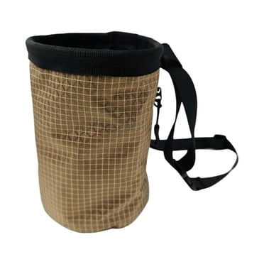 Siruishop Chalk Bag Climbing Equipment Storage Pouch for Bouldering Fitness Gymnastics Brown