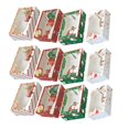 thumbnail image 1 of destyer 12pcs Christmas Pattern Packaging Boxes Bakery Cookie Goods Packing Boxes Cupcake Christmas Gift Boxes Colorful Boxes with Window for Christmas Cookies Snack, 1 of 8