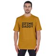 thumbnail image 1 of Inkmeso T-Shirt à Manches Courtes pour Homme avec Imprimé Graphique « First Time Daddy », Chandail Jersey pour Papa, 1 of 7